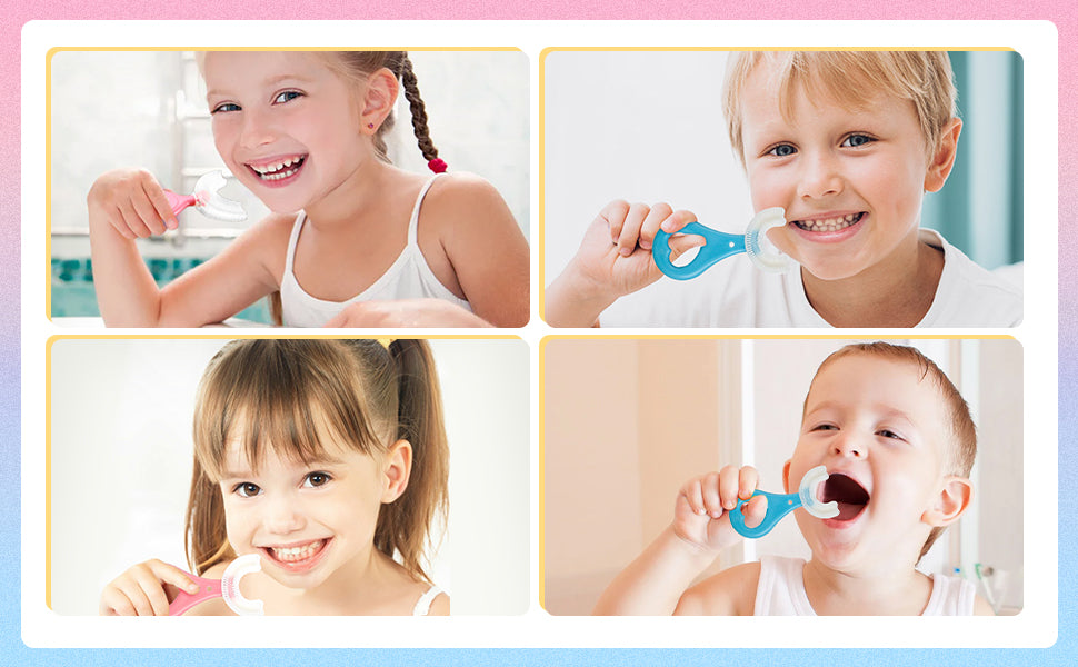 U-SMILE cepillo de dientes para niños 2X1